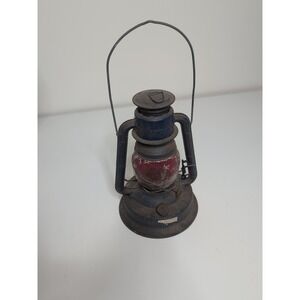 Vintage Dietz LITTLE WIZARD  NO. 1 Kerosene Lantern, Embossed Globe